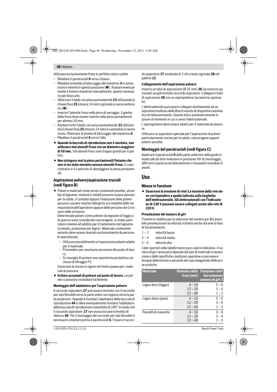 Bosch GOF 900 CE Professional User Manual | Page 48 / 215