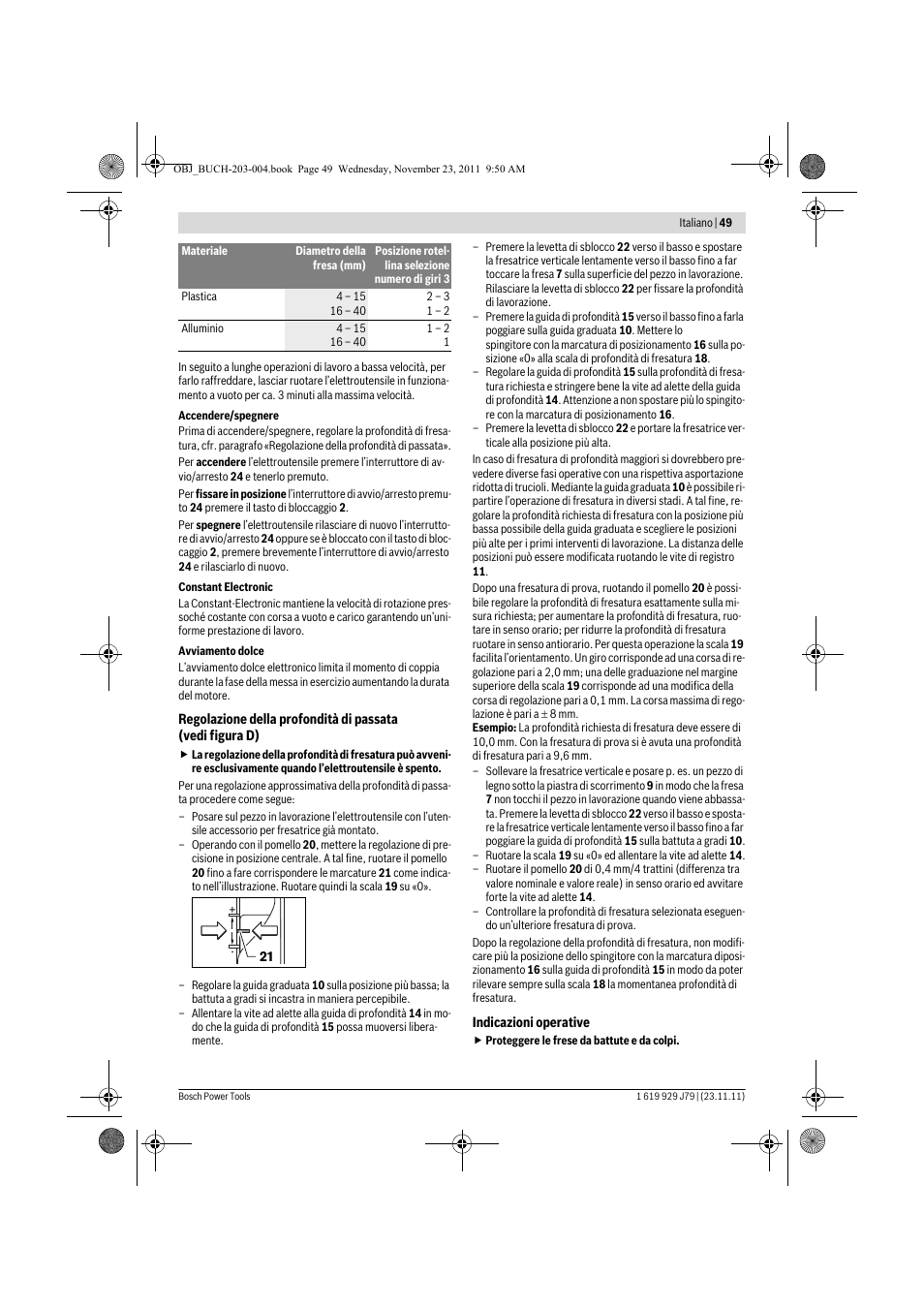 Bosch GOF 900 CE Professional User Manual | Page 49 / 215