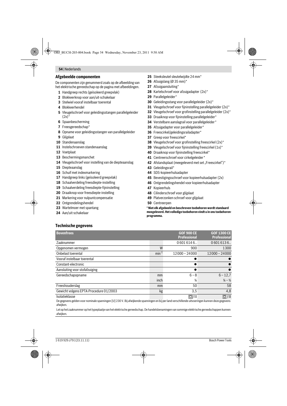 Bosch GOF 900 CE Professional User Manual | Page 54 / 215