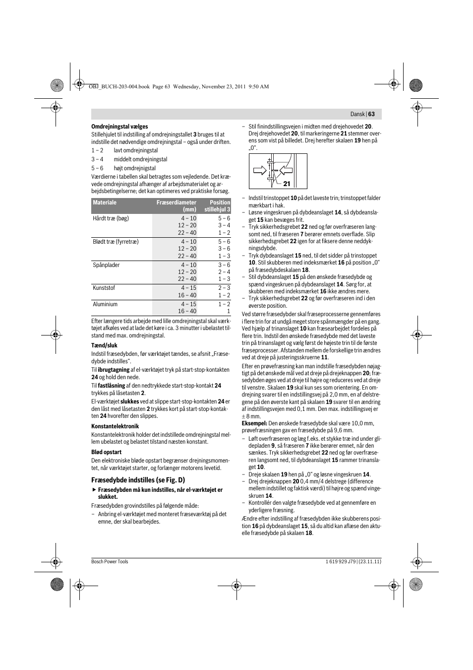 Bosch GOF 900 CE Professional User Manual | Page 63 / 215