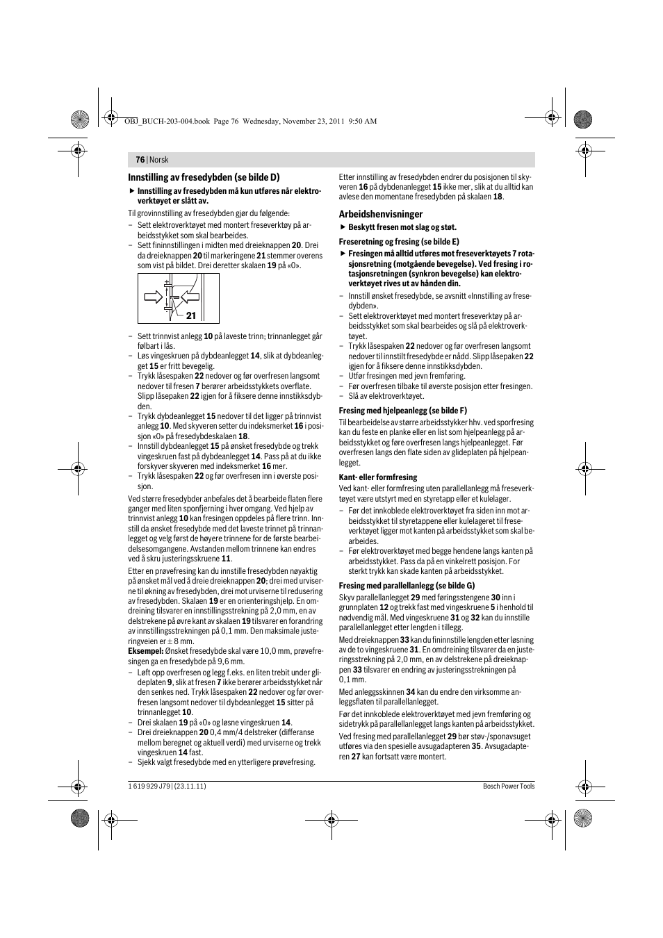 Bosch GOF 900 CE Professional User Manual | Page 76 / 215