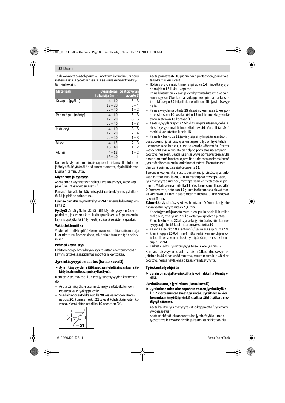 Bosch GOF 900 CE Professional User Manual | Page 82 / 215