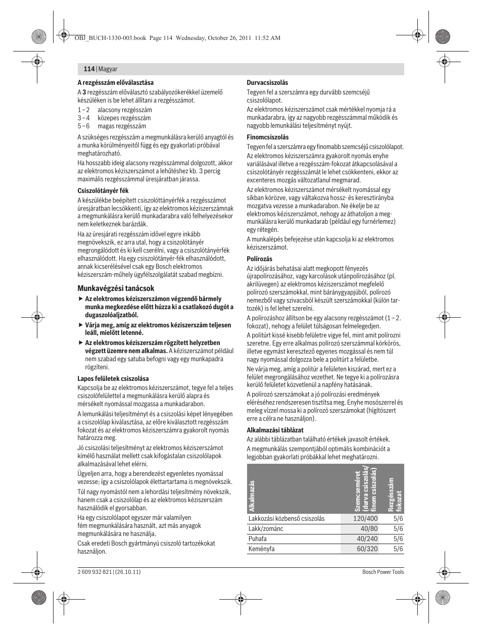 Bosch GEX 125-150 AVE Professional User Manual | Page 114 / 194