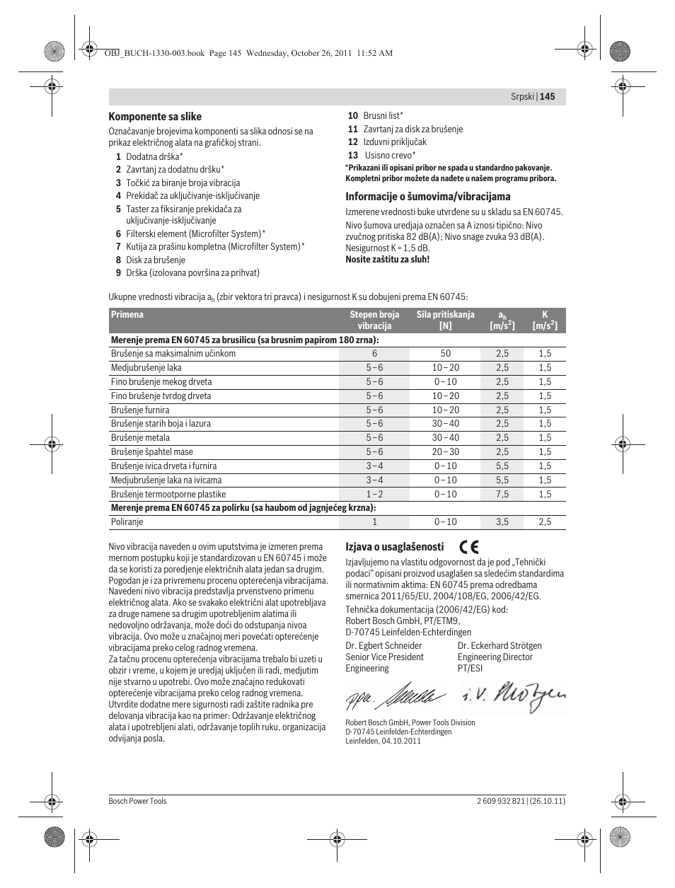 Bosch GEX 125-150 AVE Professional User Manual | Page 145 / 194