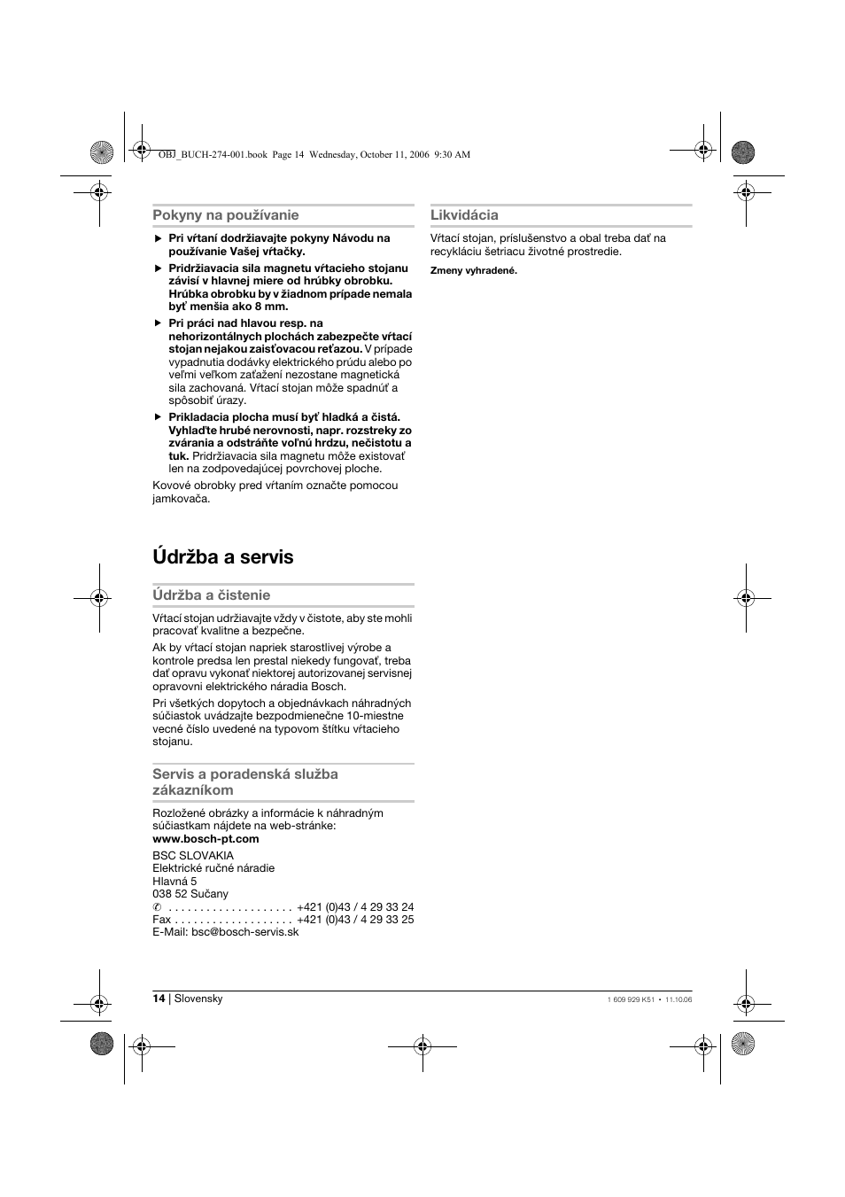 Údržba a servis | Bosch GMB 32 Professional User Manual | Page 14 / 48