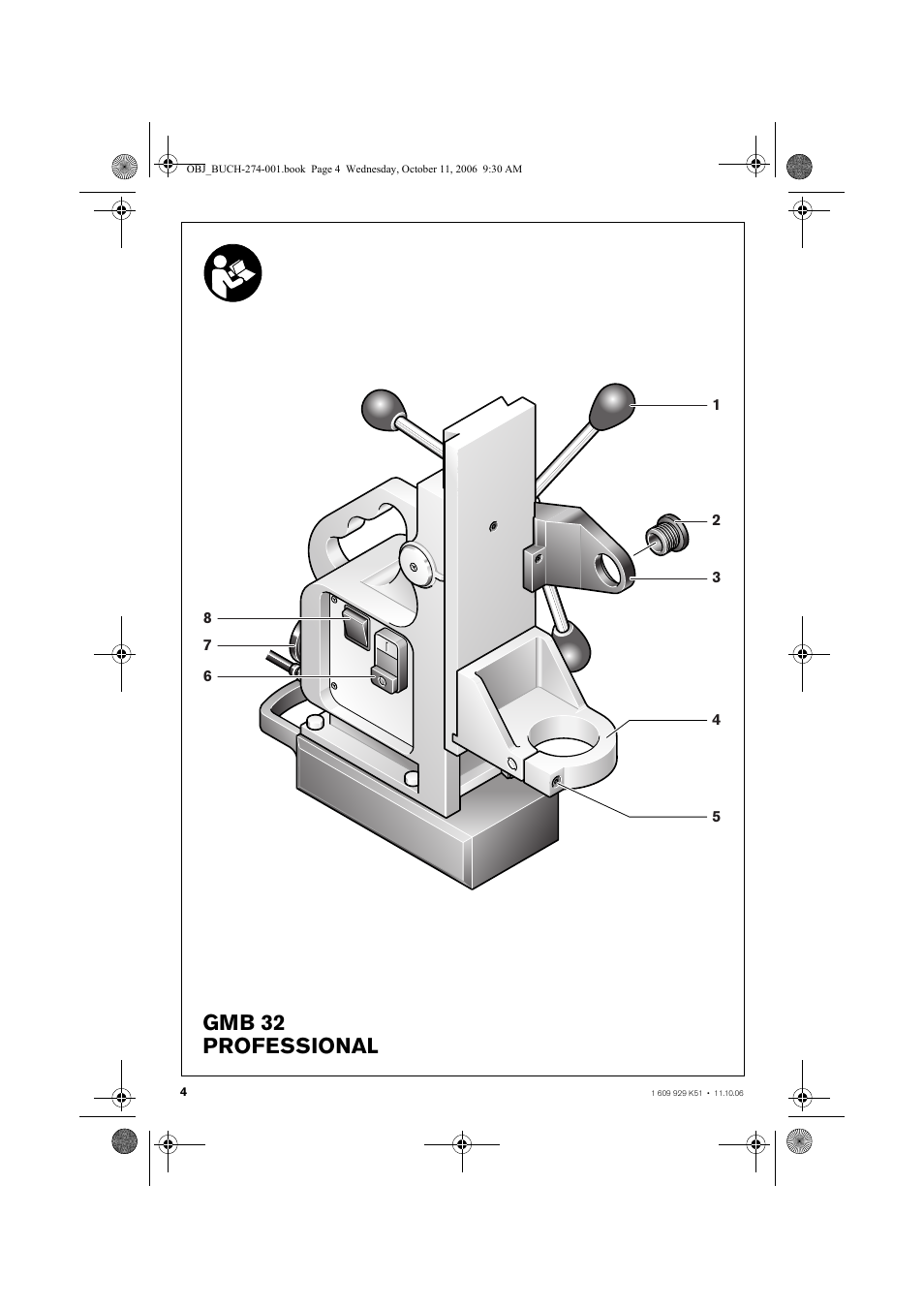 Gmb 32 professional | Bosch GMB 32 Professional User Manual | Page 4 / 48