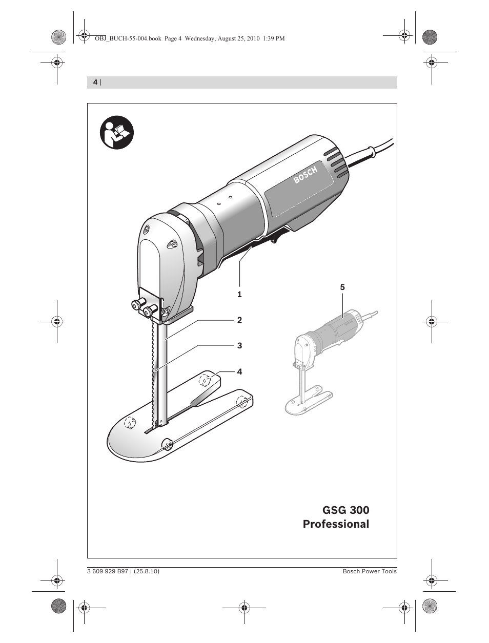 Gsg 300 professional | Bosch GSG 300 Professional User Manual | Page 4 / 179