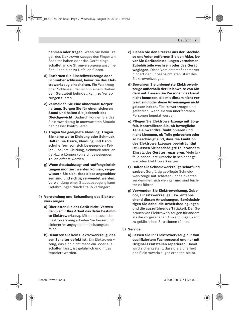 Bosch GSG 300 Professional User Manual | Page 7 / 179