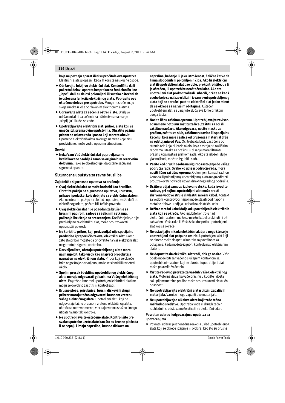 Bosch GGS 16 Professional User Manual | Page 114 / 153