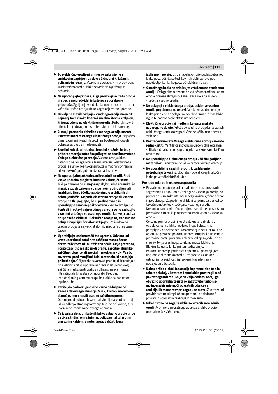 Bosch GGS 16 Professional User Manual | Page 119 / 153
