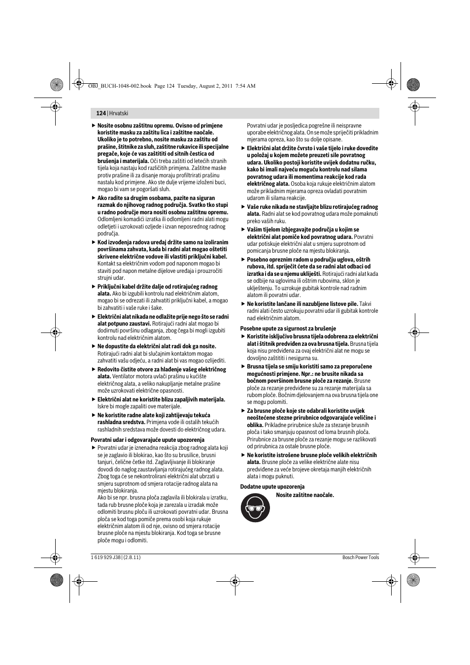 Bosch GGS 16 Professional User Manual | Page 124 / 153