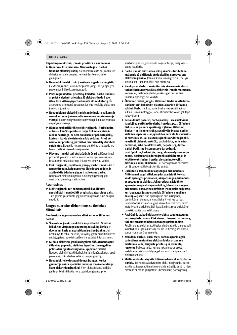 Bosch GGS 16 Professional User Manual | Page 138 / 153