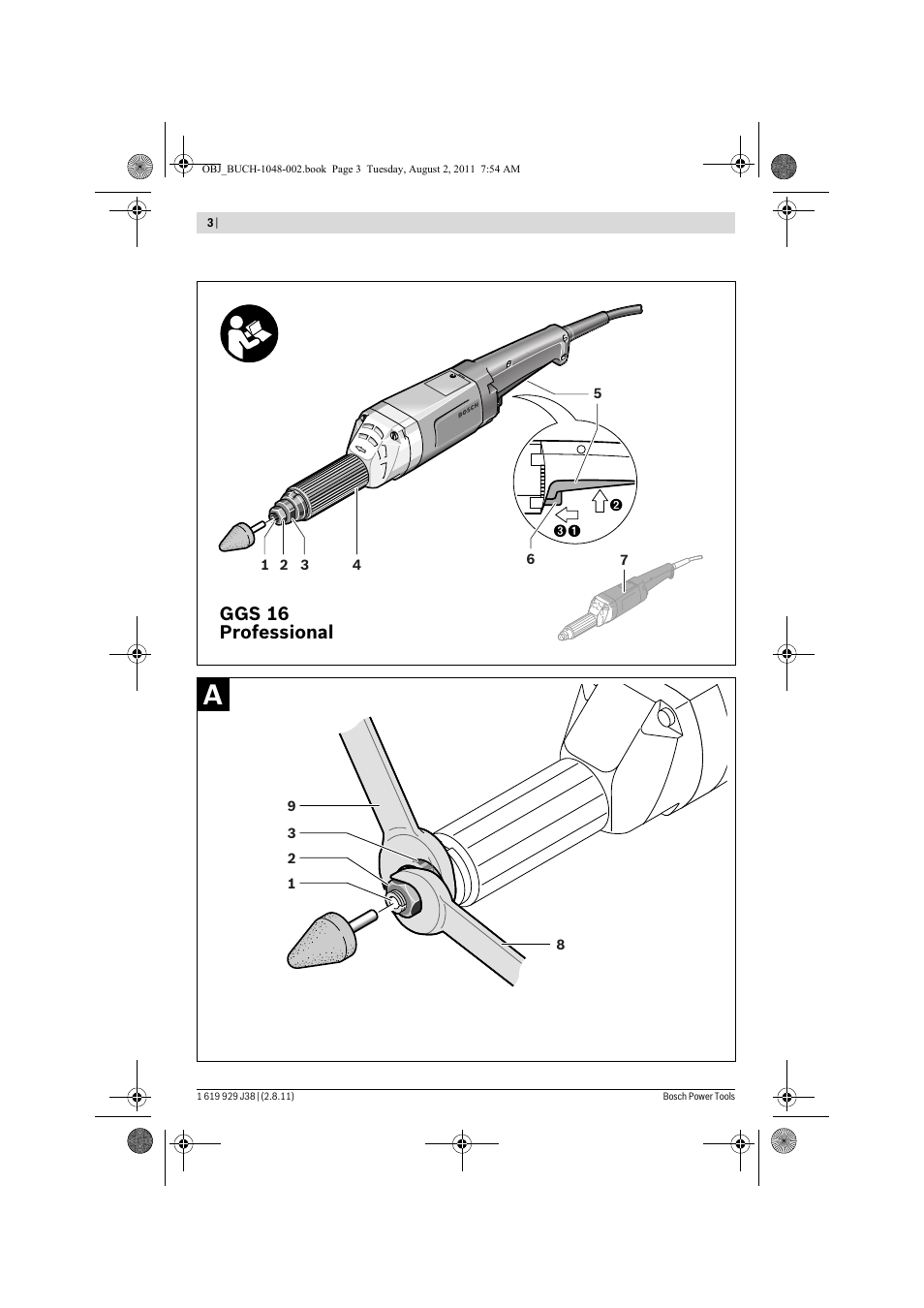 Ggs 16 professional | Bosch GGS 16 Professional User Manual | Page 3 / 153