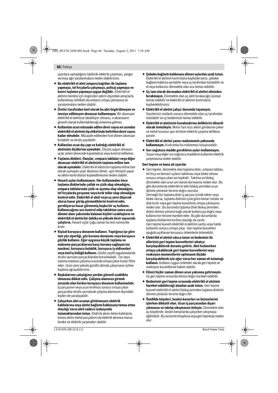 Bosch GGS 16 Professional User Manual | Page 66 / 153