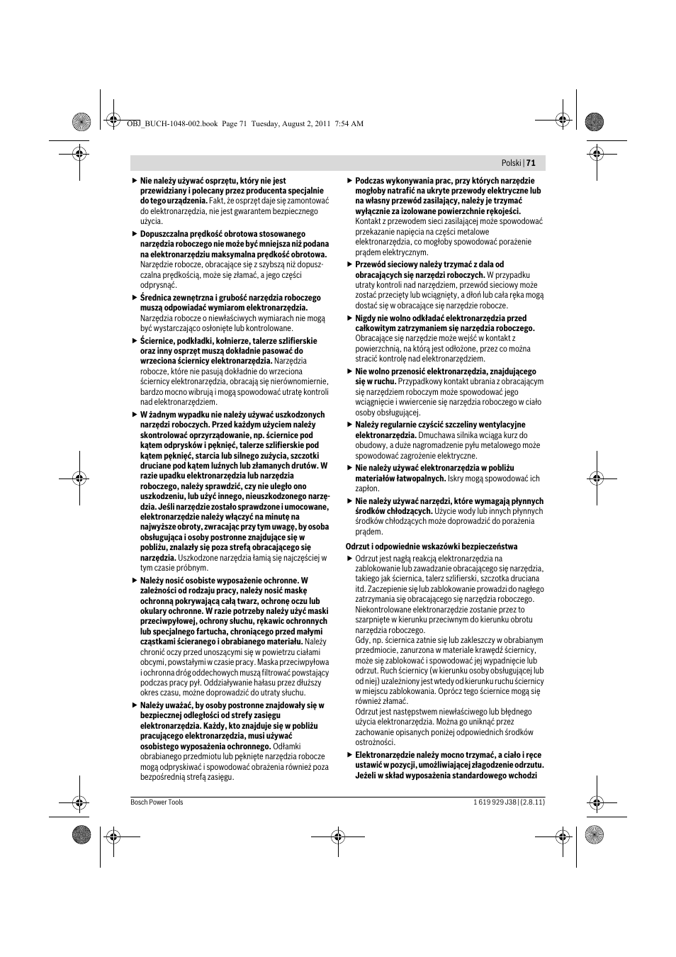 Bosch GGS 16 Professional User Manual | Page 71 / 153