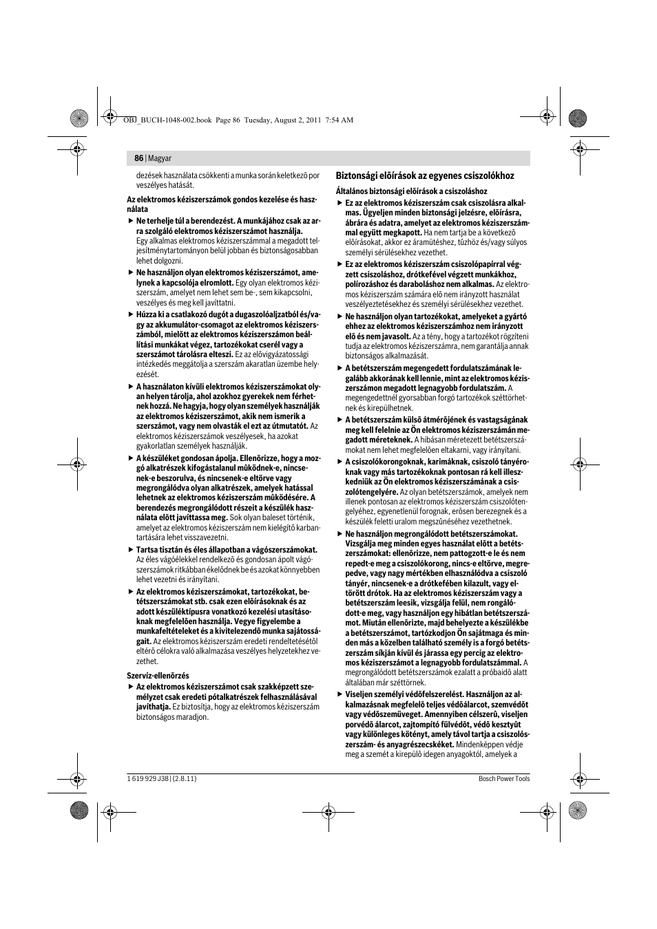 Bosch GGS 16 Professional User Manual | Page 86 / 153