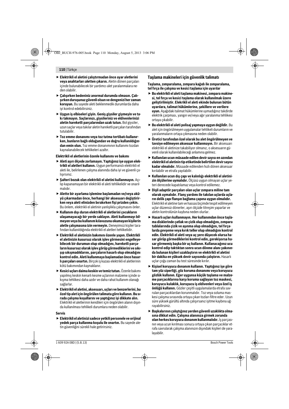 Bosch PWS 20-230 J User Manual | Page 110 / 267