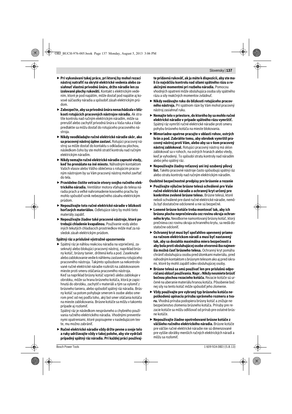 Bosch PWS 20-230 J User Manual | Page 137 / 267