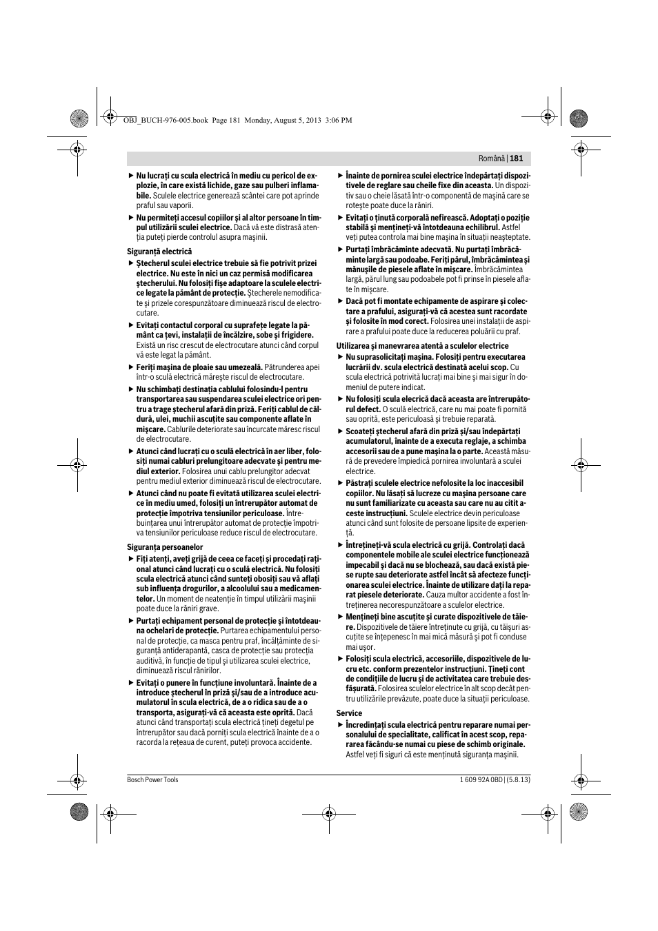 Bosch PWS 20-230 J User Manual | Page 181 / 267