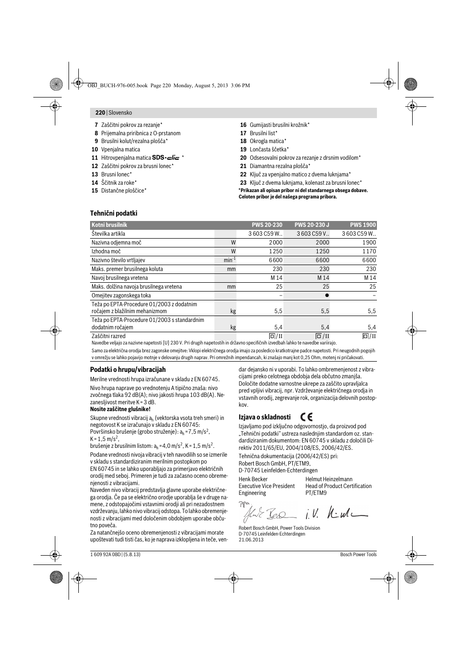 Bosch PWS 20-230 J User Manual | Page 220 / 267