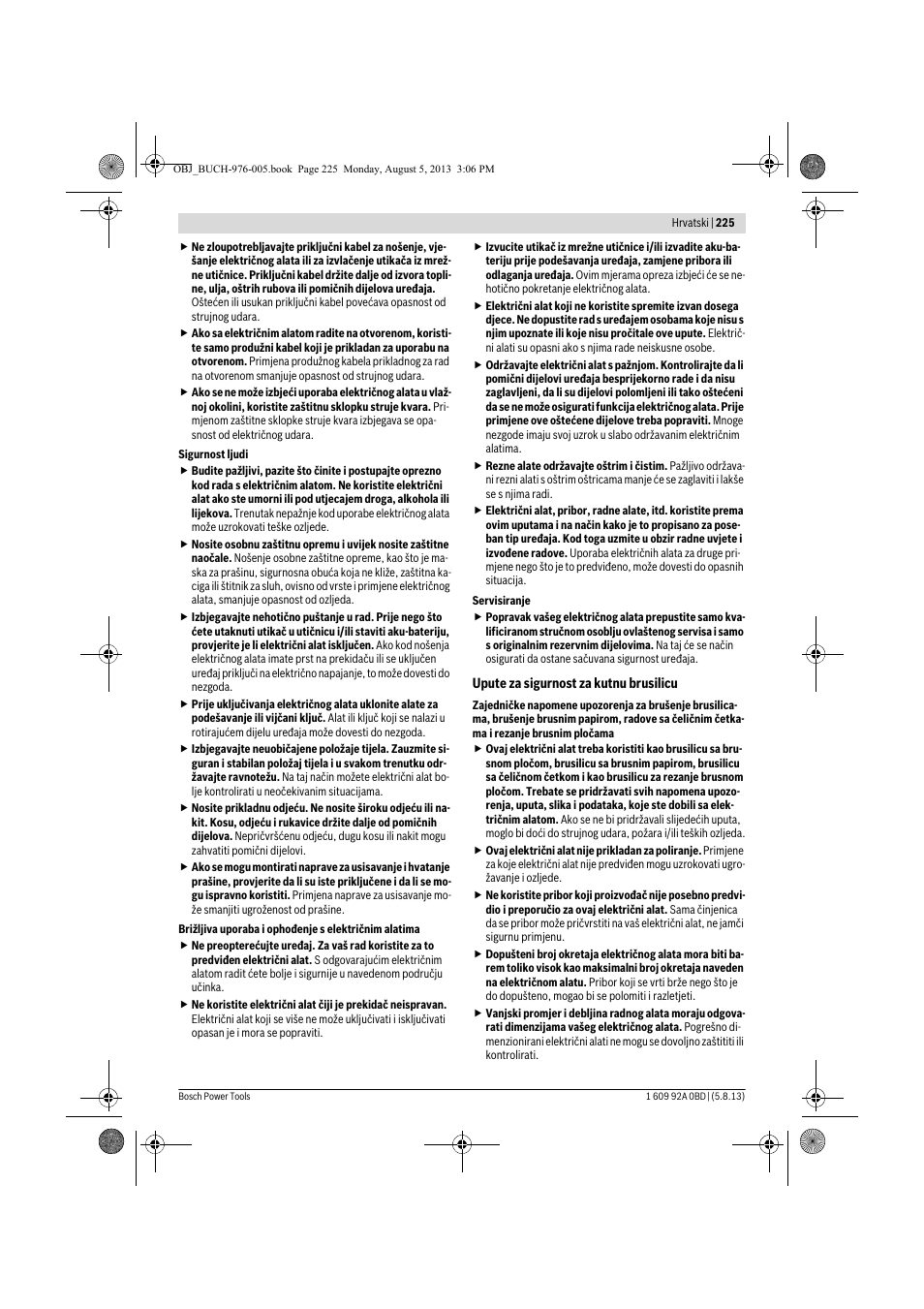 Bosch PWS 20-230 J User Manual | Page 225 / 267