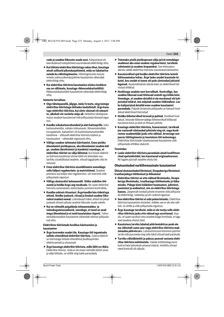 Bosch PWS 20-230 J User Manual | Page 233 / 267