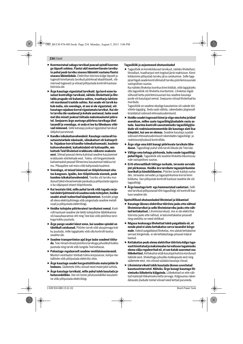 Bosch PWS 20-230 J User Manual | Page 234 / 267