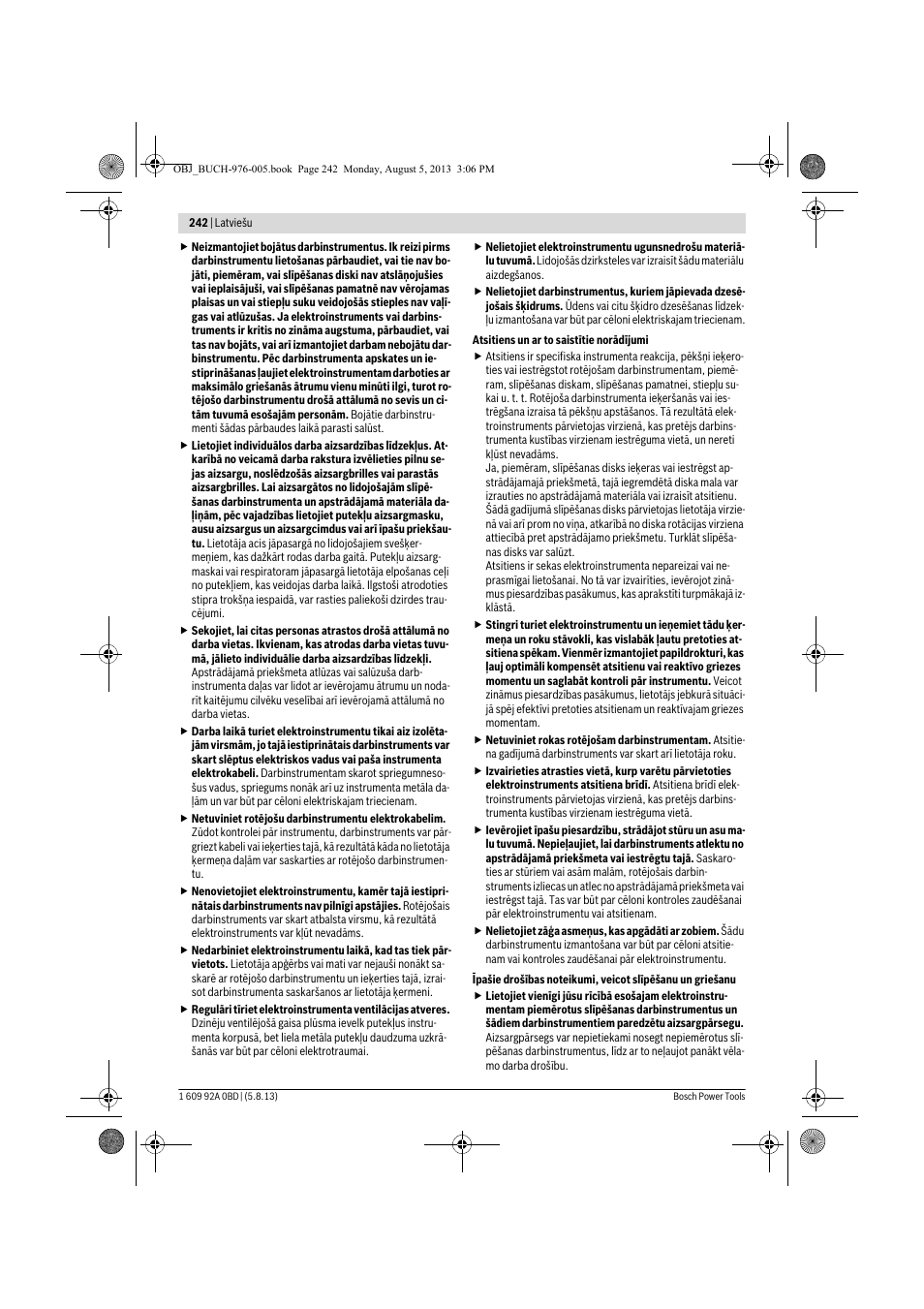 Bosch PWS 20-230 J User Manual | Page 242 / 267