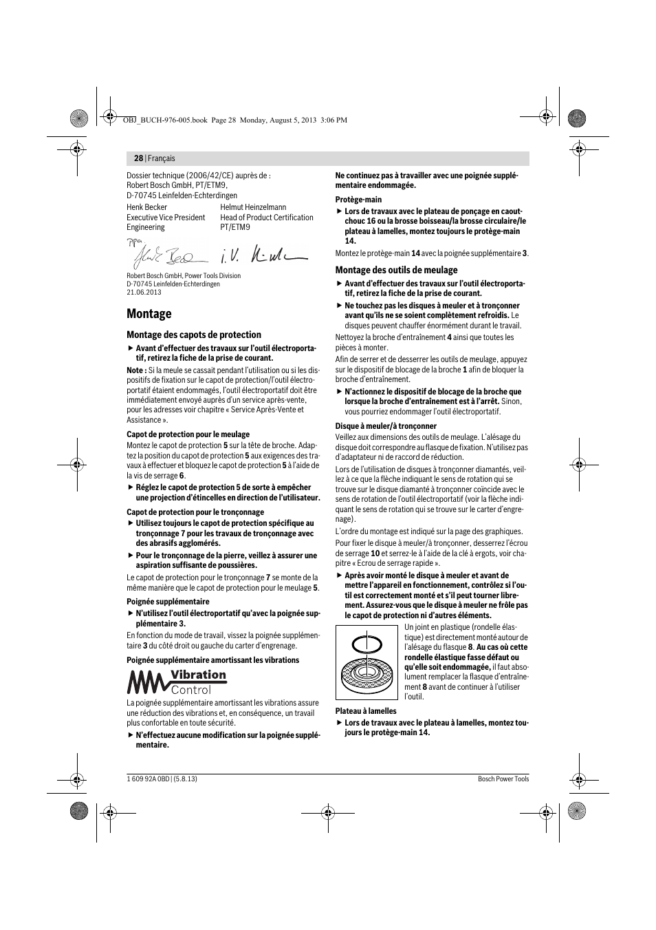 Montage | Bosch PWS 20-230 J User Manual | Page 28 / 267