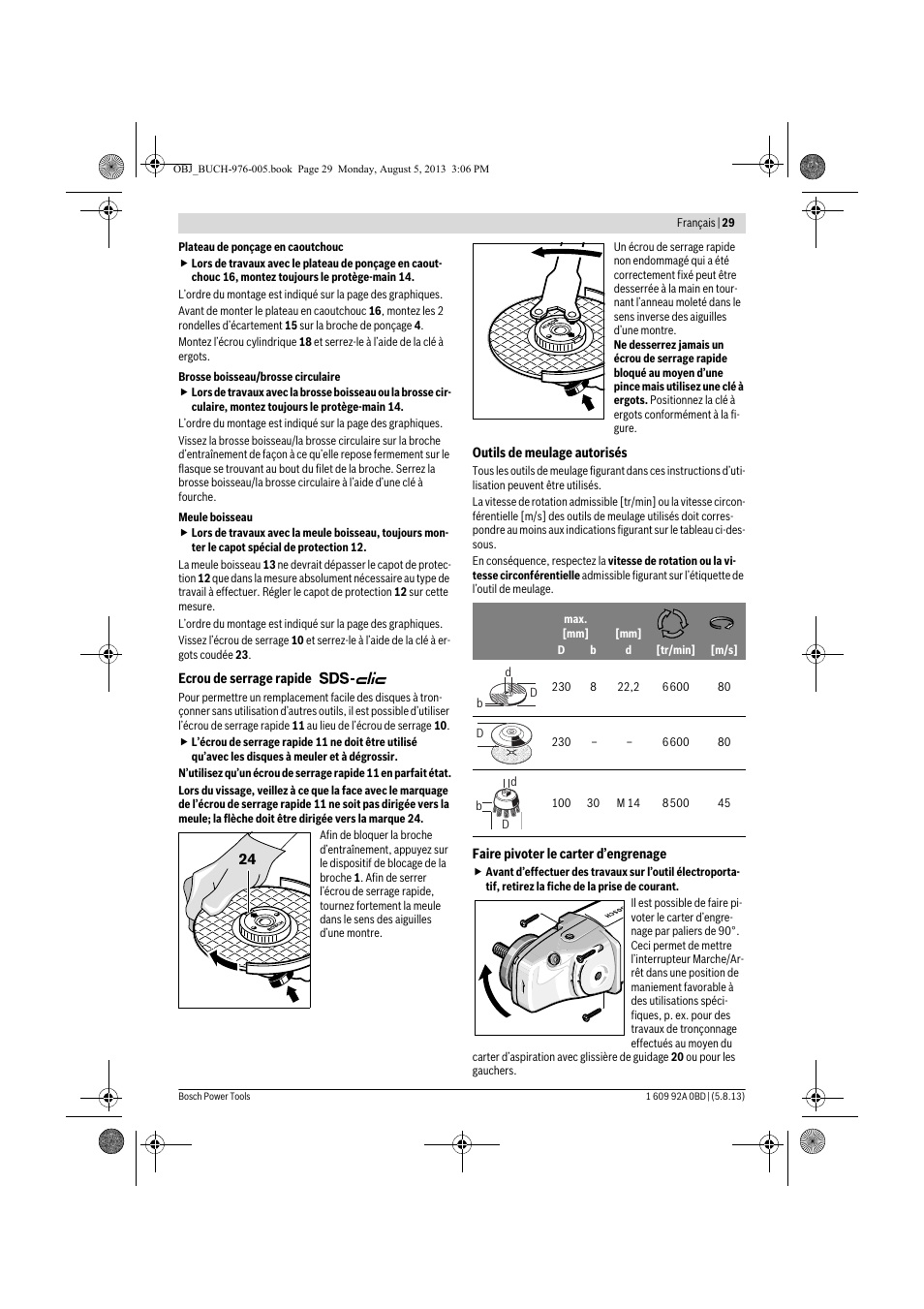 Bosch PWS 20-230 J User Manual | Page 29 / 267