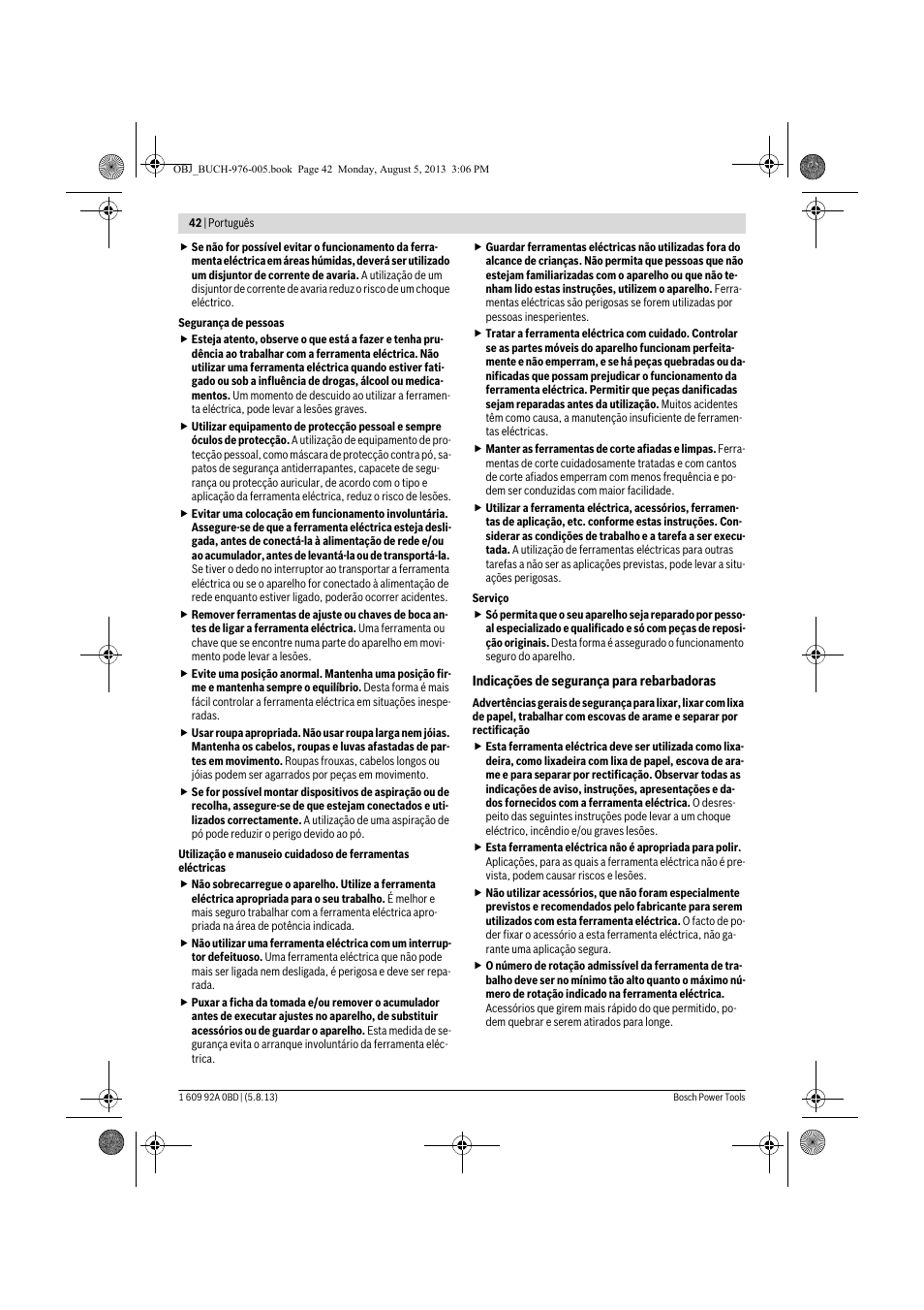 Bosch PWS 20-230 J User Manual | Page 42 / 267