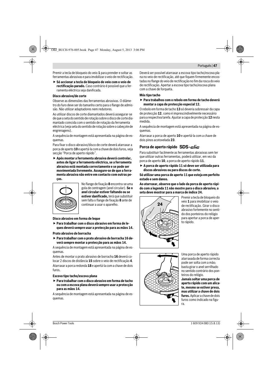 Bosch PWS 20-230 J User Manual | Page 47 / 267