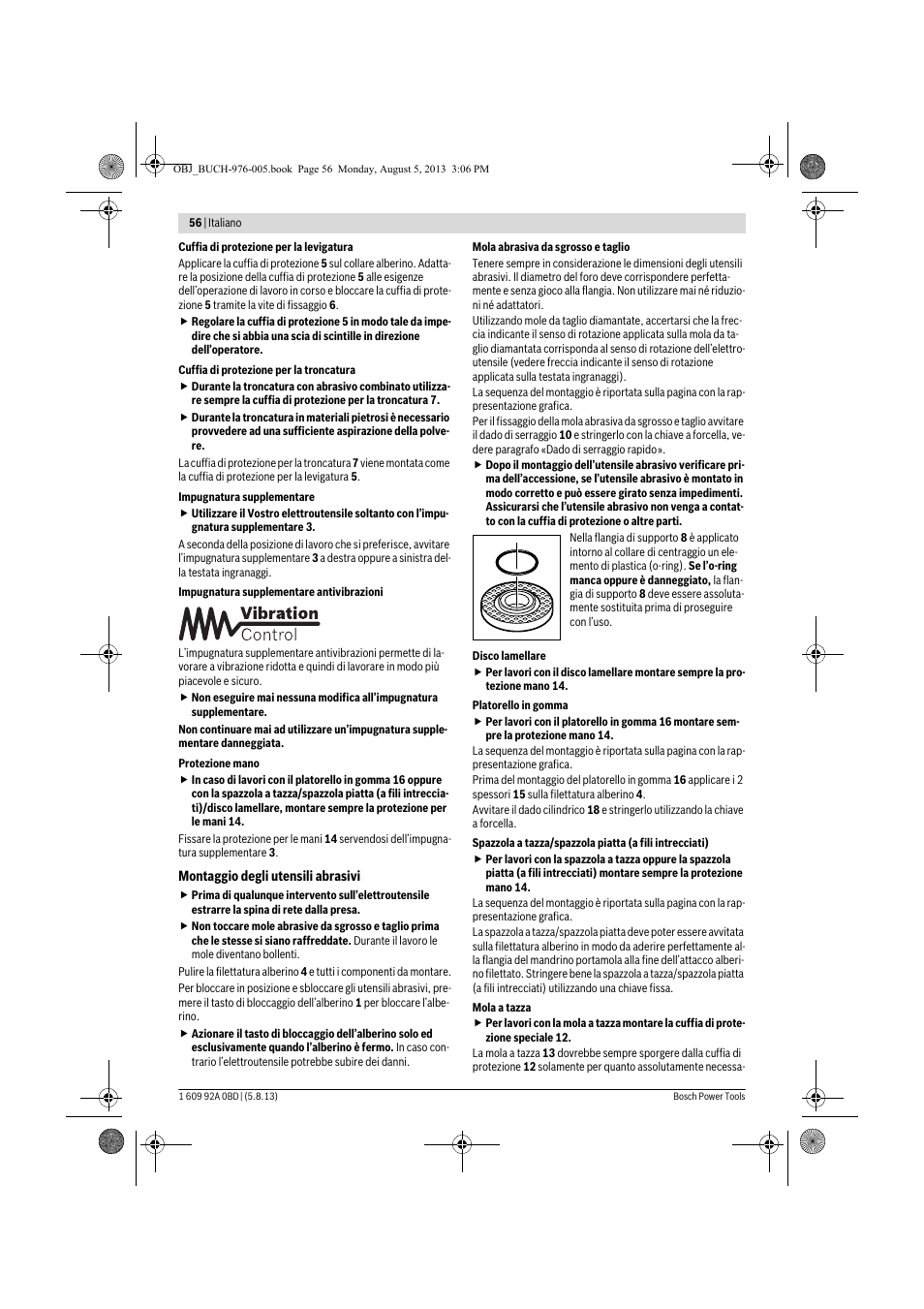 Bosch PWS 20-230 J User Manual | Page 56 / 267