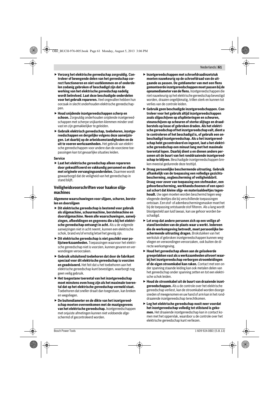 Bosch PWS 20-230 J User Manual | Page 61 / 267