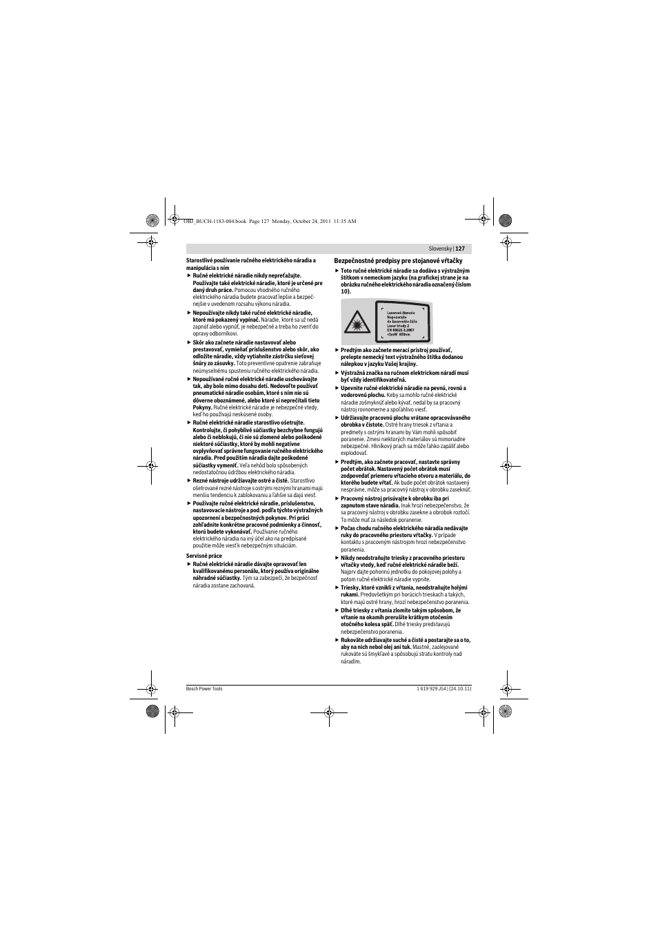 Bosch PBD 40 User Manual | Page 127 / 221