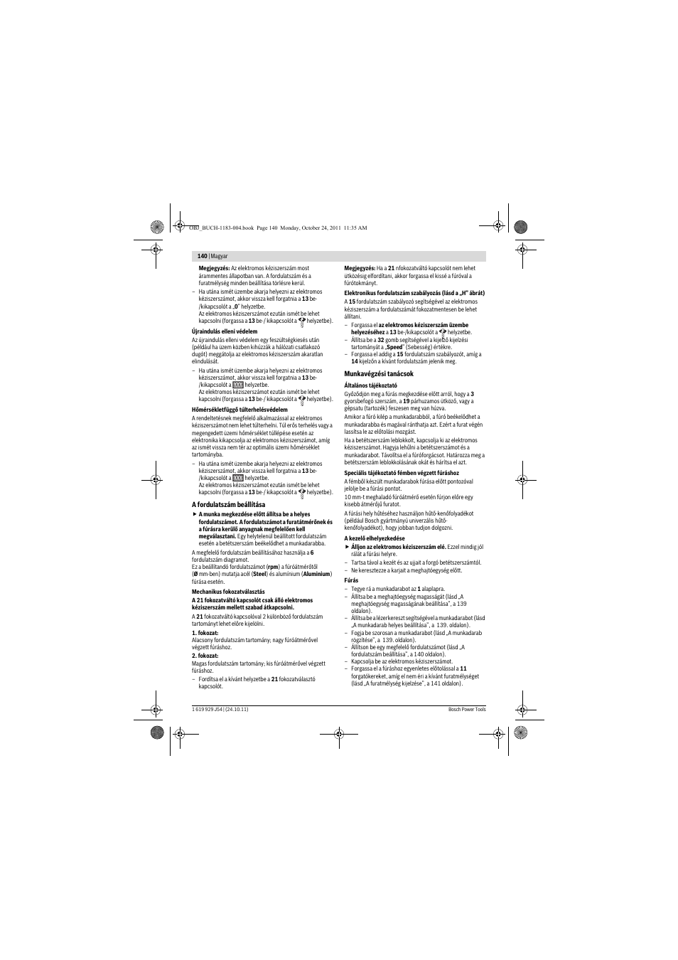 Bosch PBD 40 User Manual | Page 140 / 221