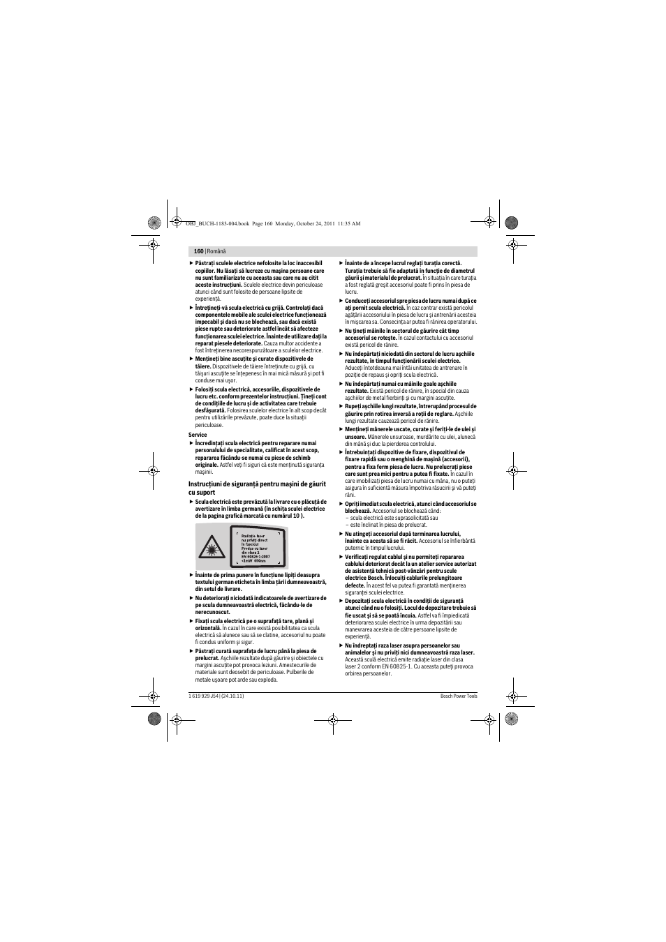 Bosch PBD 40 User Manual | Page 160 / 221