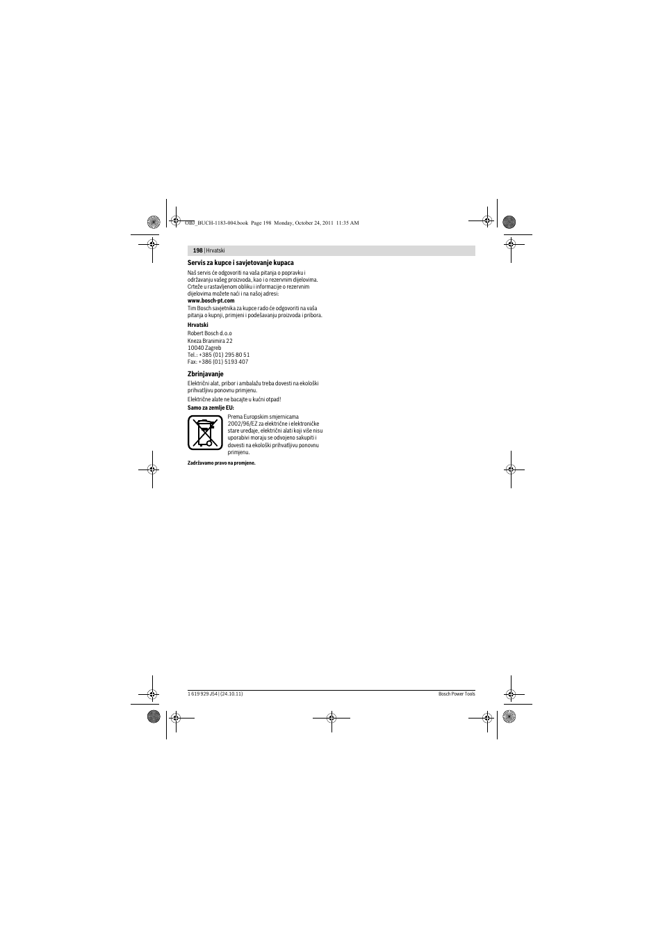 Bosch PBD 40 User Manual | Page 198 / 221