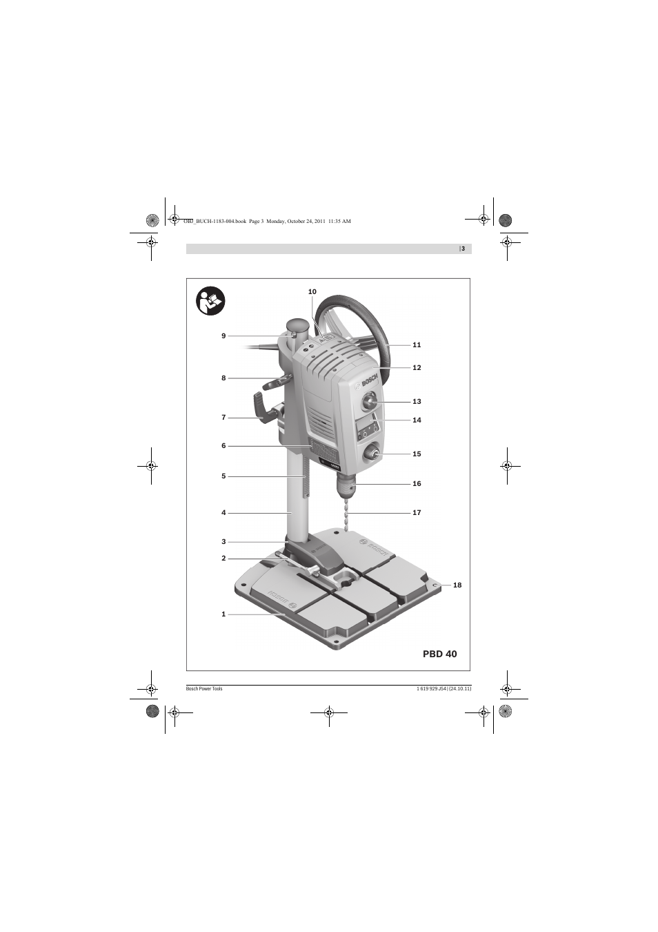 Bosch PBD 40 User Manual | Page 3 / 221