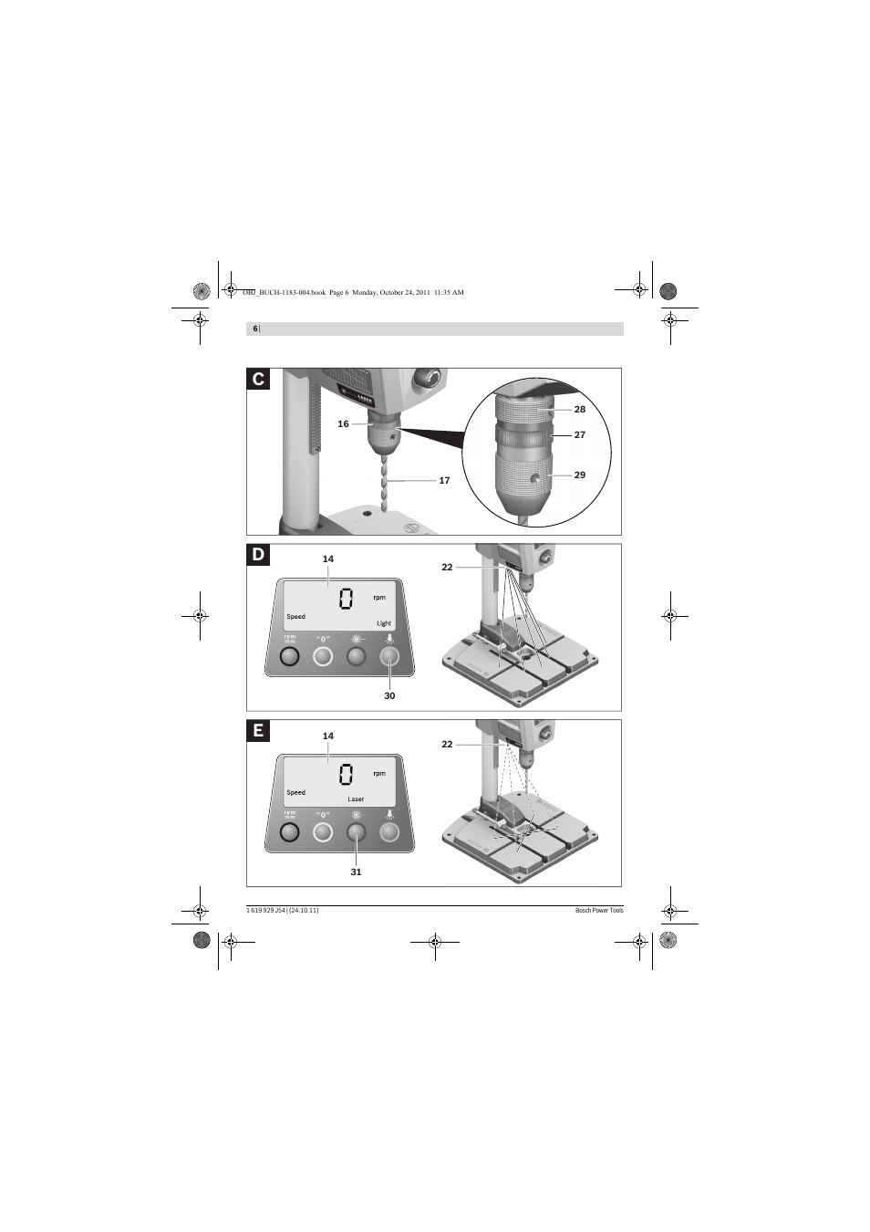 Ed c | Bosch PBD 40 User Manual | Page 6 / 221