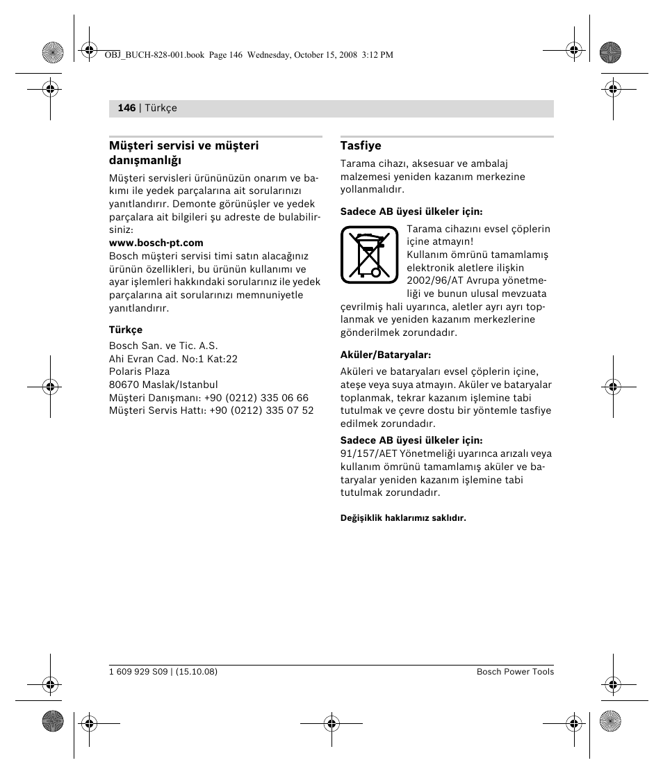 Bosch GTL 3 Professional User Manual | Page 146 / 368
