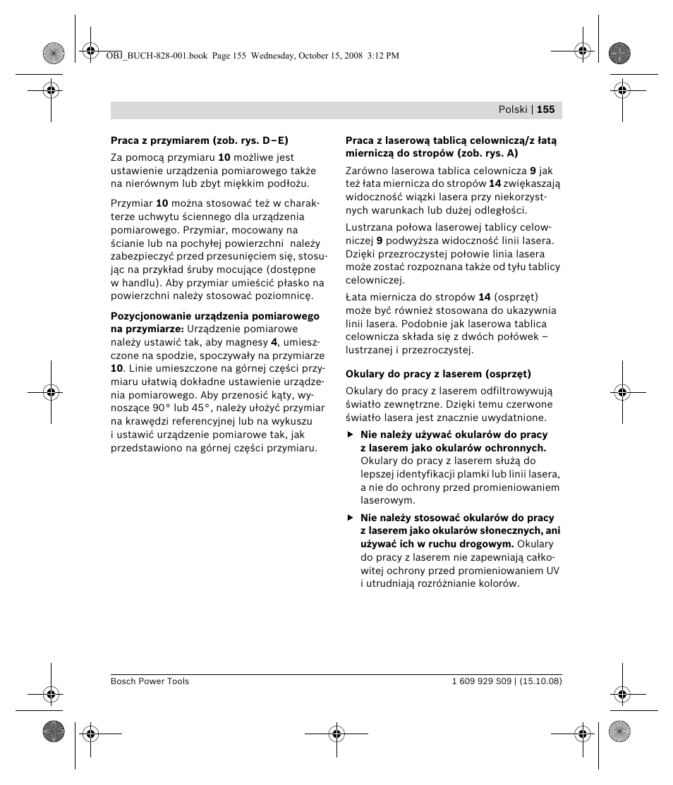 Bosch GTL 3 Professional User Manual | Page 155 / 368