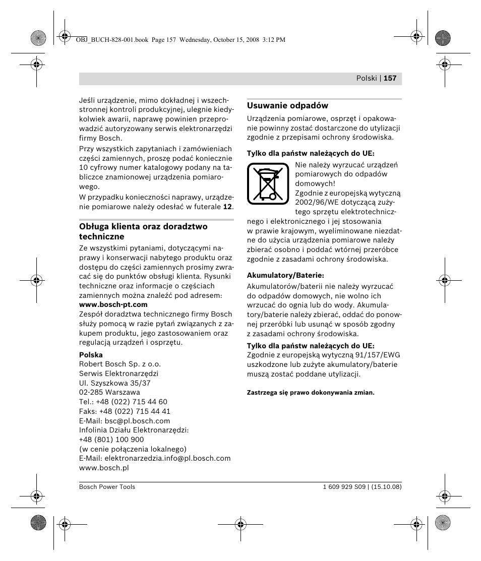 Bosch GTL 3 Professional User Manual | Page 157 / 368
