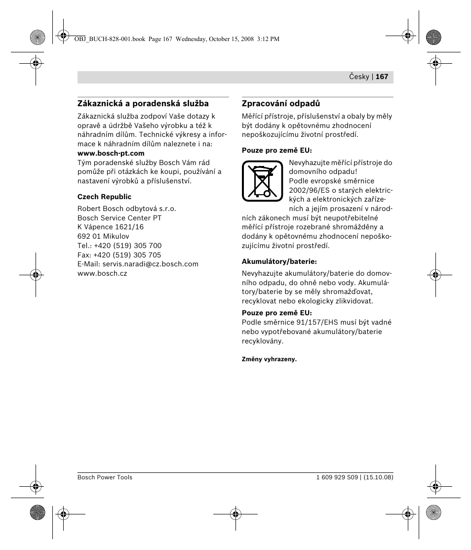 Bosch GTL 3 Professional User Manual | Page 167 / 368