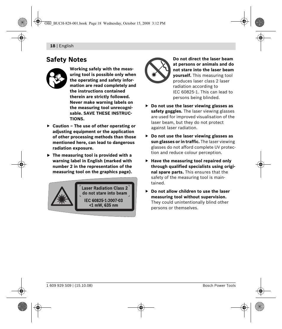 Bosch GTL 3 Professional User Manual | Page 18 / 368