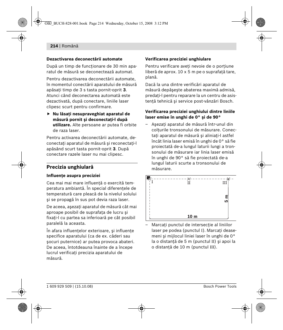 Bosch GTL 3 Professional User Manual | Page 214 / 368