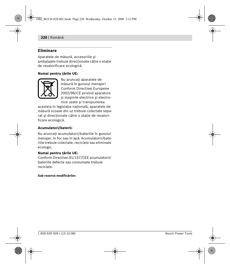 Bosch GTL 3 Professional User Manual | Page 220 / 368