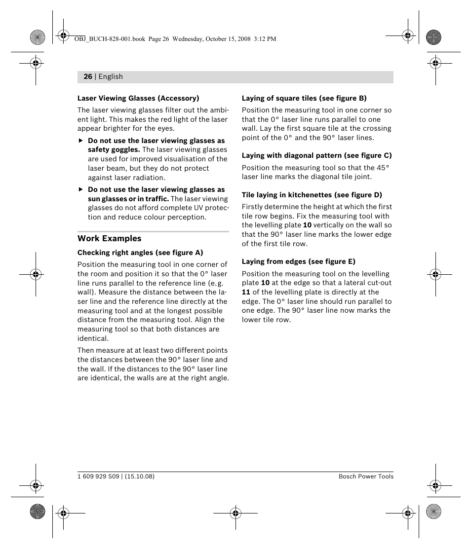 Bosch GTL 3 Professional User Manual | Page 26 / 368