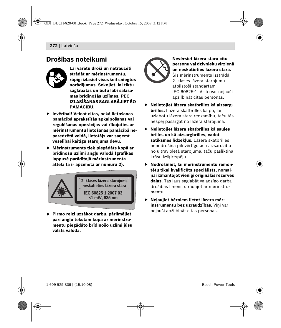 Bosch GTL 3 Professional User Manual | Page 272 / 368