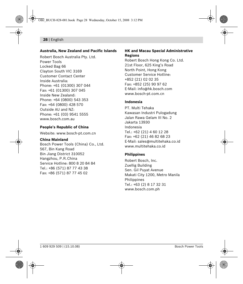 Bosch GTL 3 Professional User Manual | Page 28 / 368